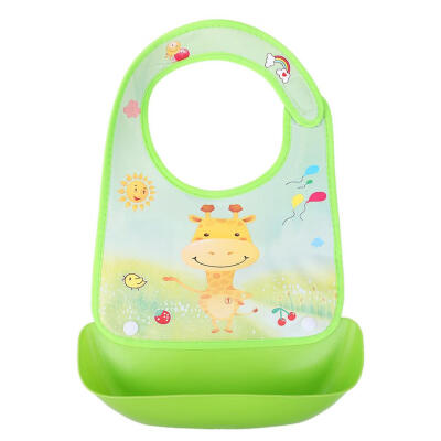 

Baby Bib Newborn Waterproof Cute Cartoon Saliva Towel Infant Feeding Apron