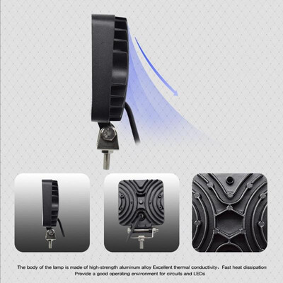 

48W Offroad LED Work Light Spot Beam Driving Fog Lamp for Truck Tractor