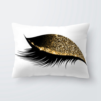 

Various Fashion Eyelash Hug Pillowcase Soft Velvet Cushion Cover Bedroom Sofa Decoration Pillow Cases