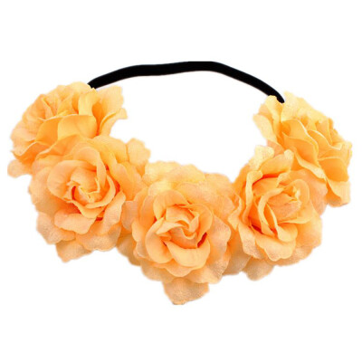 

〖Follure〗Handmade Flower Garland Halo For Wedding Flower wreath Decorations