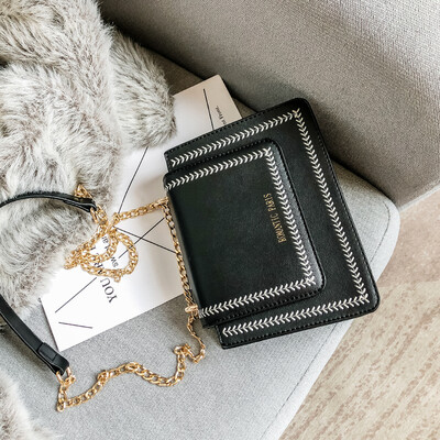 

Little Girl Bag Summer 2019 Small Fresh Fashion Chain Small Square Bag French Small Crowds One Shoulder Slant Bag