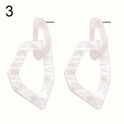 

Fashion Women Acrylic Geometric Charm Dangle Stud Earrings Party Jewelry Gift