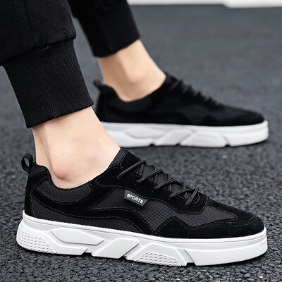 

Mens Shoes Autumn Korean Trend Canvas Board Shoes