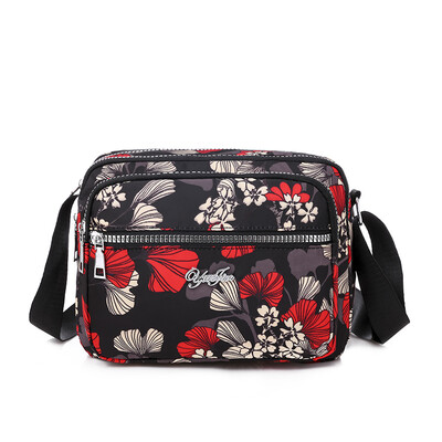 

Ethnic Wind Printed Bag Easy&Easy Travel Canvas Bag Women Slant Small Bag Oxford Bag