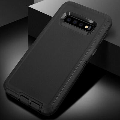 

Hybrid Armor Shockproof Rugged Phone Case PC&TPU Combo Protective Cover Case for Samsung Galaxy S10S10 PlusS10E