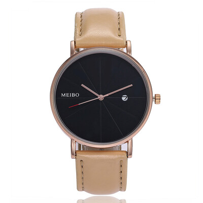 

Fashion Stlye Women Watches Black Dial Ladies Simple Quartz Wristwatch Exquisite Leather Strap Clock Zegarki Damskie