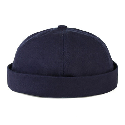

Men Women Cotton Street Casual Docker Sailor Biker Hat Loop Beanie Brimless Cap Gift