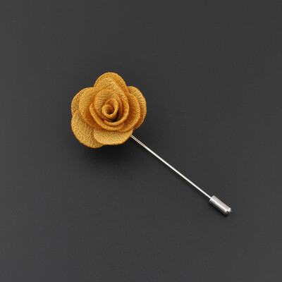 

Men Accessories Lapel Flower Daisy Handmade Boutonniere Stick Brooch Pin Wedding