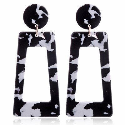 

T shape Geometric Dangle Drop Hook Ear Stud Earrings