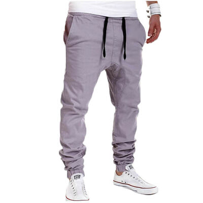 

Mens Designer Chinos Cargo Combat Trousers Elasticated Pants All Waists