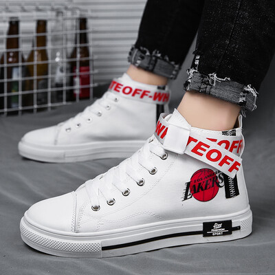 

Summer high-top canvas shoes male Korean version of the trend of leisure versatile shoes shoes mens shoes tide shoes