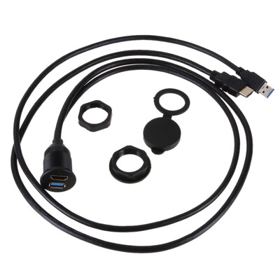 

USB 30 HDMI Extension Flush Dash Panel Mount Cable for Car