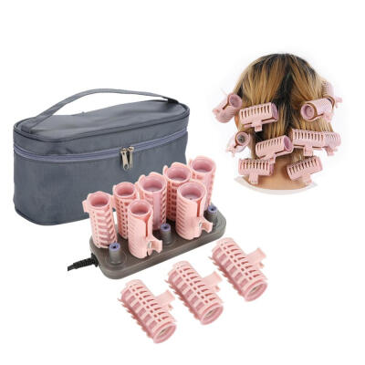 

10Pcs Professional Electric Heated Roller Curling Roll Hair Tube Hair Styling Tool Hair Styling Tool Electric Roll Hair Tube