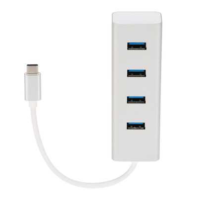 

USB 31 Type-C to 4 USB 30 OTG Hub Adapter Data Cable for New MacBook 12" Google Chromebook Pixel Nokia N1 Tablet