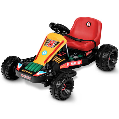 

4 Wheels Electric Powered Go Kart Kids Ride on Car-Red