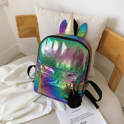 

Tailored Female Student Backpack Fashion Cute Bag Solid Color Large Capacity Backpack