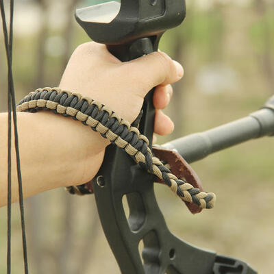 

Greensen Archery Bow Wrist Sling Adjustable Braided Cord Rope Hunting for Compound Bow