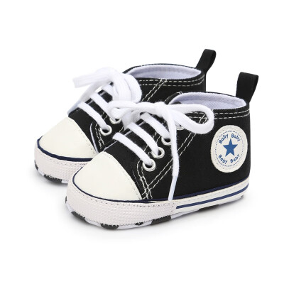 

Toddler Kids Boys Girls Canvas Sneakers High Top Lace Up Casual Walking Shoes Tennis Shoes Kids Non-Skid Soles Lace Up Sneaker