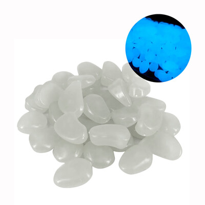 

Siaonvr 100PCS Glow in the Dark Stone Luminous Sea Aquarium Fish Tank Decor