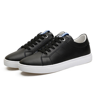 

2019 spring&autumn new leather white shoes student board shoes mens shoes Korean version of the tide shoes breathable casual shoes direct supply