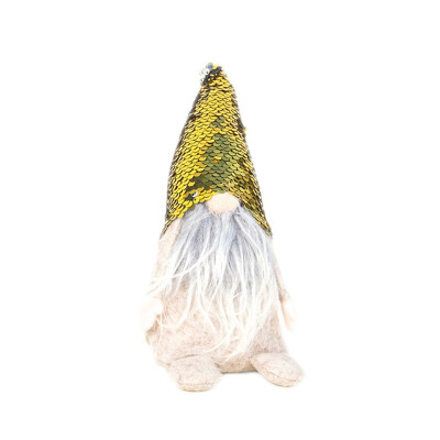 

NEW Plush Gnome Doll With Sequins HatPocket Swedish Christmas Santa Nordic Elf Figurine Ornament Home Holiday Decorations