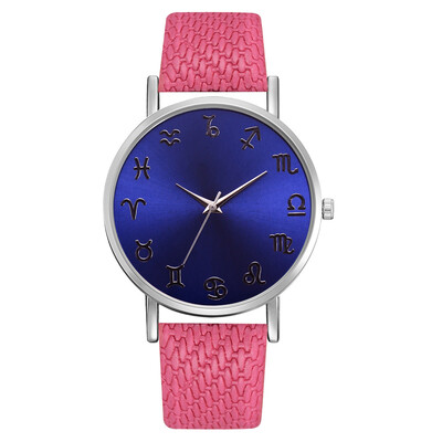 

Business Women Watches Symbolic Character Dial Ladies Quartz Wristwatch Casual Leather Strap Clock Lvpai Top Zegarki Damskie
