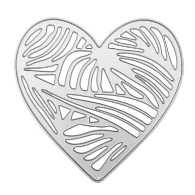 

Love Heart Cutting Dies Stencils Scrapbook Embossing DIY Craft Album Card