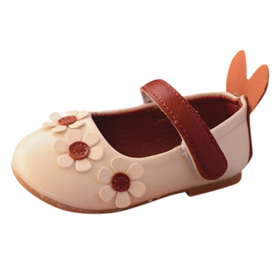 

Children Kids Baby Girls Pricness Floral Shoes Sandals Casual Flat Sneakers
