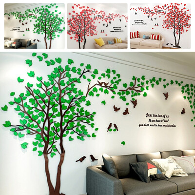 

New 3D Large Tree Arcylic Wall Stickers Room Decal Mural Art DIY Home Wall Decor