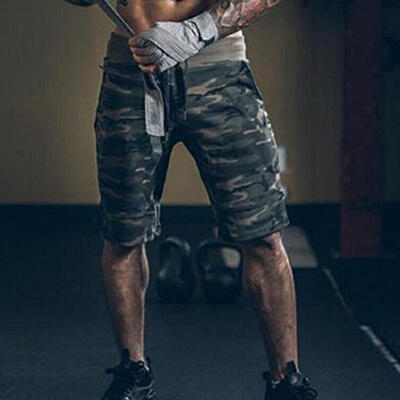 

Bowant Men&39s Casual Elastic Waist Breathable Training Jogger Sports Short Baggy Pants