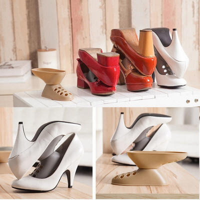 

Shoes Stretcher Rack Plastic Stacker Holder Shoes Organizer Space Saver Creative