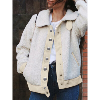 

Gobestart Womens Loose Fuzzy Pullover Sweatshirt Soft Fleece Faux Fur Blouse