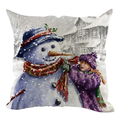 

〖Follure〗Christmas Pillow Cover Pillowcases Decorative Sofa Cushion Cover Home Decoration