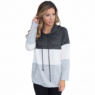 

Hooded hooded womens sweatshirt long-sleeved loose coat top