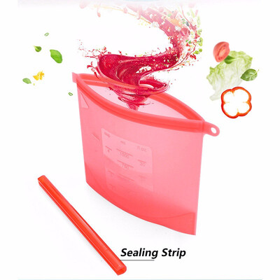

Outdoor Reusable Silicone Food Bag Sous vide Bag Storage Bag