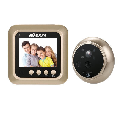 

KKmoon 24" LCD Digital Peephole Viewer 160° PIR Door Eye Doorbell HD IR Camera Night Vision Photo TakingVideo Recording Motion D