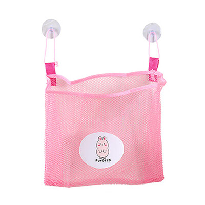 

Gobestart Baby Kids Bath Time Tidy Storage Toy Suction Cup Bag Mesh Bathroom Organiser Net