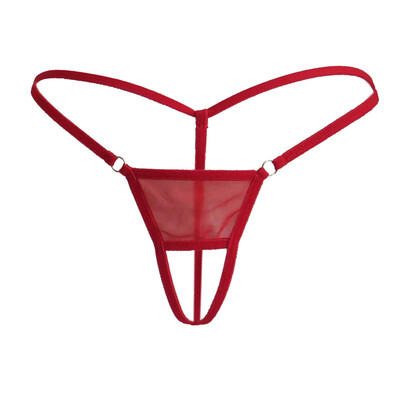 

Men Lingerie Low Rise Jockstrap Stretch Bikini G-string Backless Thong Briefs