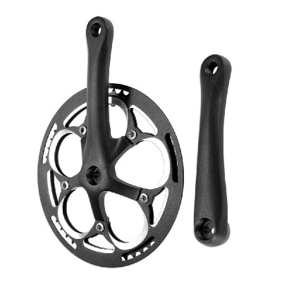 

52T Crank Set Fixed Gear Bicycle Aluminum Chainwheel Crank Set Bike Sprocket Crankset