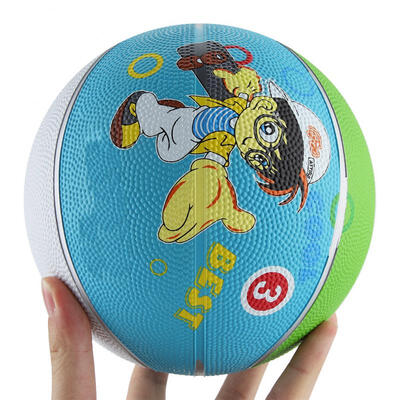 

Greensen Mini Colorful Children Basketball Inflatable Rubber Miniball Sporting Game Ball