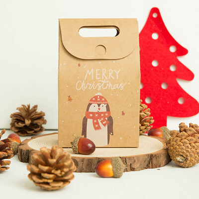 

Merry Christmas Candy Box Party Dessert Paper Packaging Box Festival Gift Candy Box