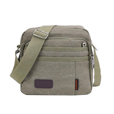 

Men Mini Canvas Casual Travel Shoulder Cross Body Bag Handbag Messenger Bag