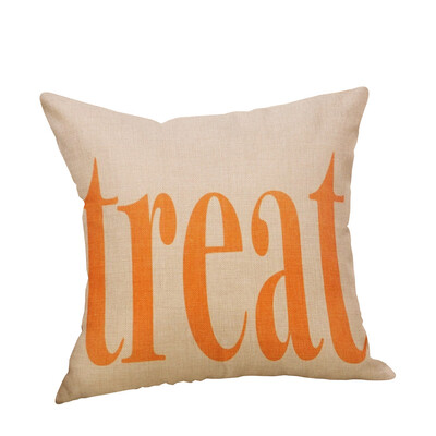 

〖Follure〗Halloween Pillow Cases Linen Sofa Pumpkin ghosts Cushion Cover Home Decor