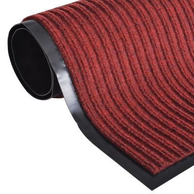 

Red PVC Door Mat 2 9" x 4 9"
