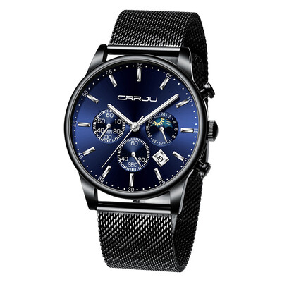 

Gobestart Mens Watches Luxury Top Brand Quartz Chronograph Watch Fashion Sports