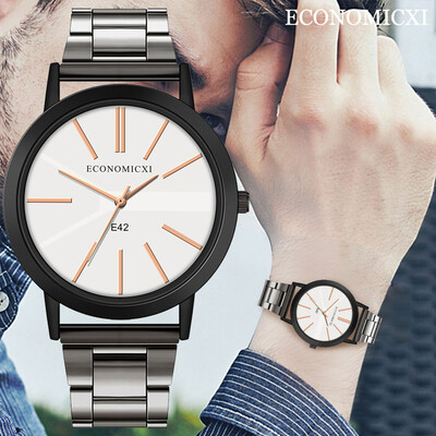 

Gobestart Mens Stainless Steel Quartz Analog Wrist Watch Sport Watches Gifts Luxury