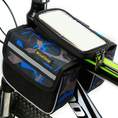 

Bicycle Touchscreen Phone Holder Frame Bag Pannier Tube Case Pouch Cycling Bike