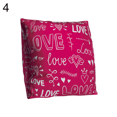 

Love Letter Square Throw Pillow Protector Case Cushion Cover Car Sofa Bed Decor