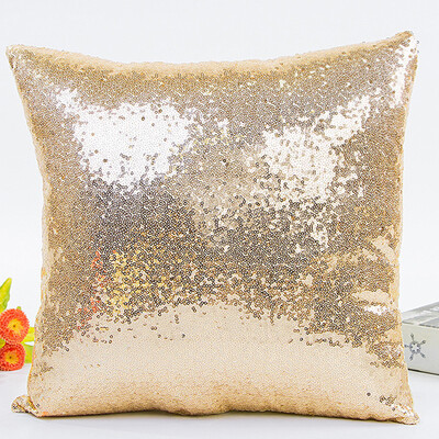 

Siaonvr Solid Color Glitter Sequins Throw Pillow Case Cafe Home Decor Cushion Covers