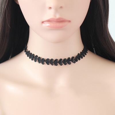 

New Black Lace Short Choker Necklace Girls Punk Elegant Trendy Women Korean Necklace Fashion Jewelry